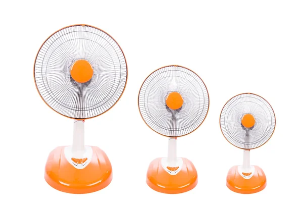 Naranja ventilador aislar fondo — Foto de Stock