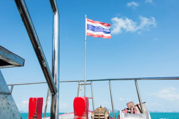 Flag on the boat tour, Koh Samui Surat Thani Thailand — стоковое фото