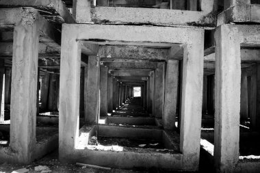 Arka plan, siyah ve beyaz kare