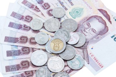 Arka plan Tay para ve para ayırmak