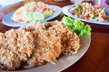 Asya gıda, kızarmış karides, Tayland