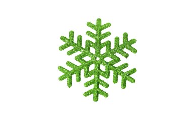 arka plan yeşil kar taneleri ayırmak