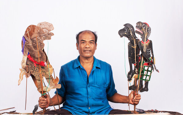 Traditional south of Thailand Shadow Puppet Show