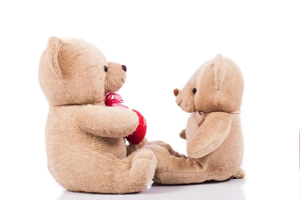 Konzept Valentinstag, liebevoller Teddybär — Stockfoto