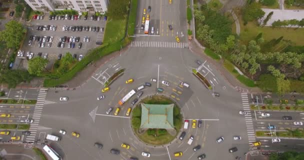 Ciudad de Taipei en plano aéreo, Taipei, Taiwán — Vídeo de stock