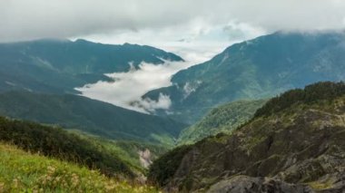Bir Hehuanshan National Forest Park bulutlar deniz