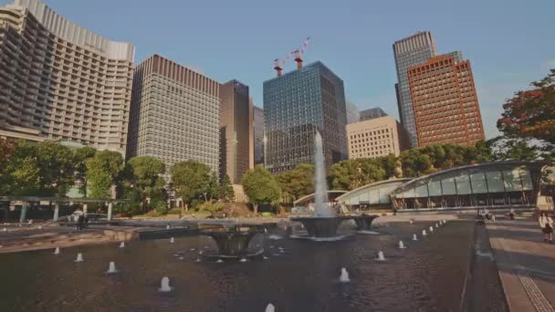 Paisaje Urbano Chuo Tokio Nihombashi Mitsukoshi — Vídeo de stock