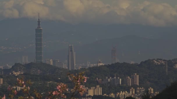 Spring Taipei Landskap Resor — Stockvideo