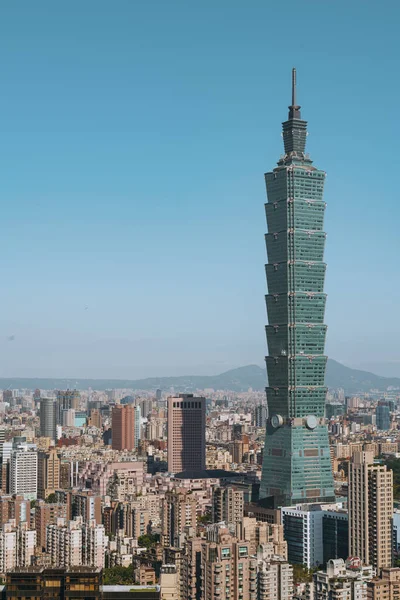 Tajpej Városképei Tajvan — Stock Fotó