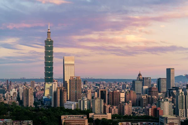 Tajpej Városképei Tajvan — Stock Fotó