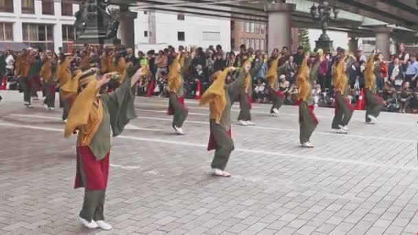 Lion Dansar Miaoli Hakka Lantern Festival Dragon Bombing Tradition Taiwan — Stockvideo