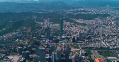 Taipei 101 Taipei havadan görünümü
