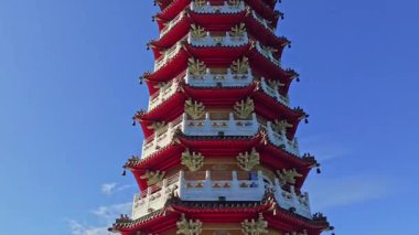 Nantou 'daki Pa Cien Pagoda, Tayvan Pacien pagoda, Güneş Ay Gölü, Nantou, Tayvan