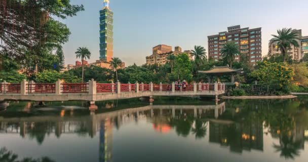 Sun Yat Sen μνημείο Hall.Taipei, Ταϊβάν — Αρχείο Βίντεο