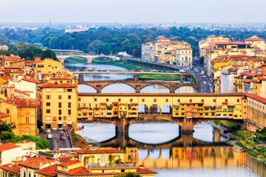 Florence or Firenze sunset, Italy clipart