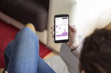 Babalar günü gösterilen akıllı telefon