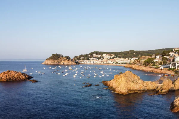 Vista Aérea Tossa Mar Girona España — Foto de Stock