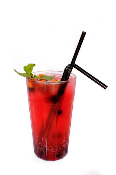 Безалкогольний напій з ягодами — стокове фото