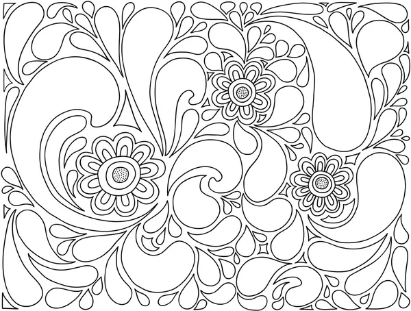 Fondo vector floral . — Vector de stock