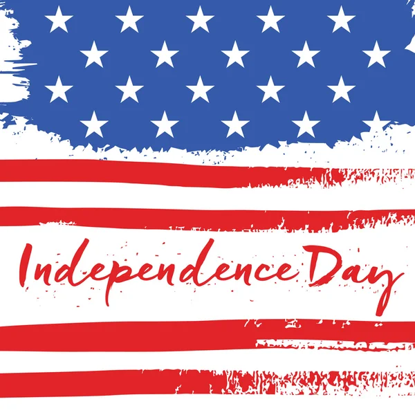 Bağımsızlık Günü kartı — Stok Vektör