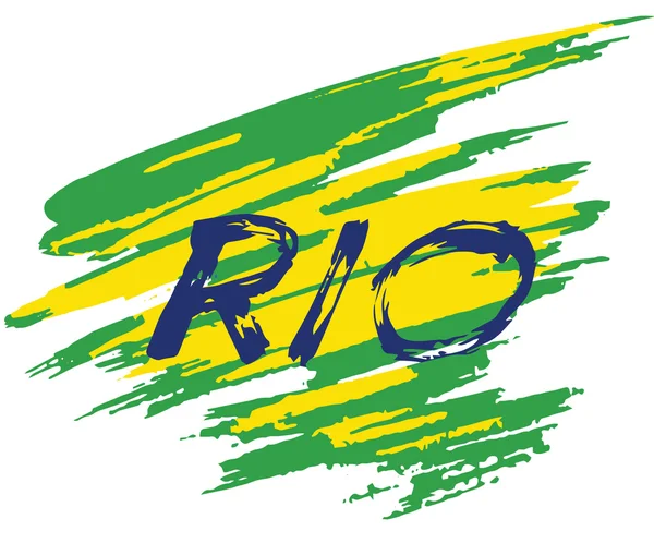 Rio De Janeiro Brezilya — Stok Vektör