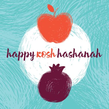 Rosh Hashanah tebrik kartı