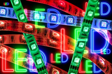 Led parlayan diyot ışıkları