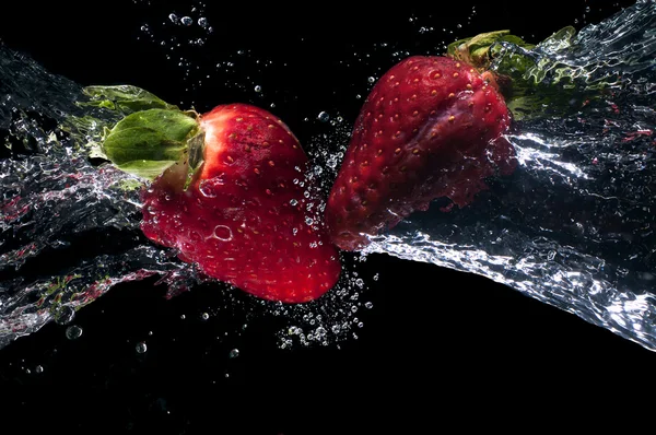 Erdbeeren kreativer Gourmet — Stockfoto