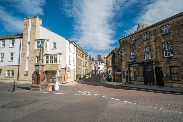 Alnwick England August 2017 View Building City Alnwick Market Town — Stock Photo, Image