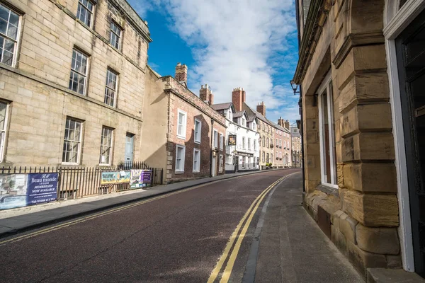 Alnwick England August 2017 View Building City Alnwick Market Town — Stock Photo, Image