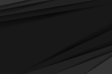 Modern Siyah soyut tasarım geometrik arkaplan, kağıt biçimi