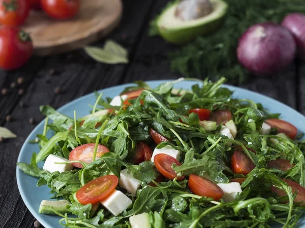 Rocket salad for lunch — Stock Photo, Image