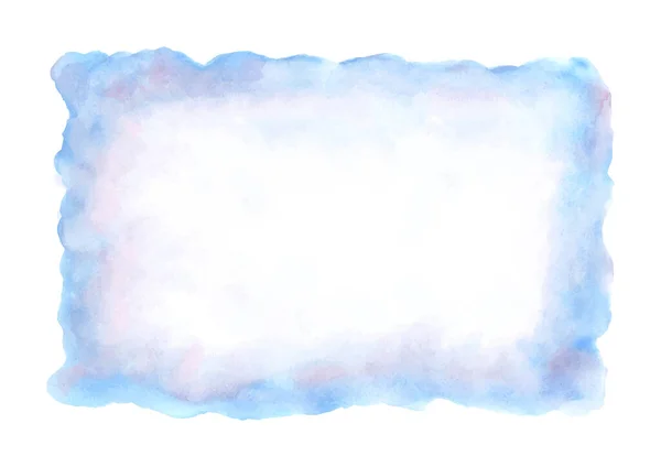 Fundo Aquarela Rosa Azul Brilhante Abstrato Mancha Aquarela Pintados Mão — Vetor de Stock