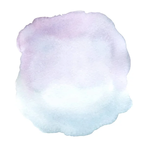 Teindre Les Formes Pinceau Aquarelle Avec Peint Main Sur Fond — Image vectorielle