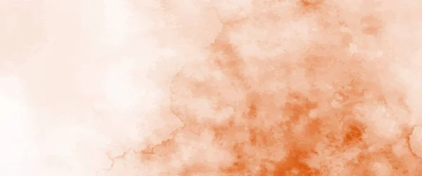 Acquerello Arancione Astratto Dipinto Mano Sfondo Macchie Vettore Artistico Utilizzato — Vettoriale Stock