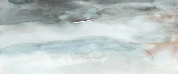 Aquarelle Abstraite Bleu Foncé Peinte Main Pour Fond Taches Vecteur — Image vectorielle