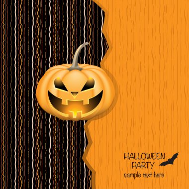 Cadılar Bayramı partisi kartı