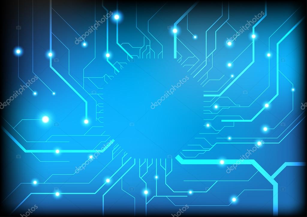 Electronic background circuit Stock Vector Image by ©Pranee13 #90731444