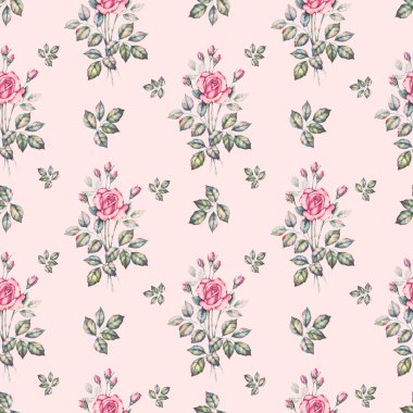 Retro semless background pattern. Perfect and elegant hand drawn background for wedding design invitations, birthday cards, wallpapers etc
