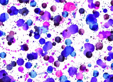Abstract background with textured blots. Spoils of paint. Watercolor texture. Funny and elegant background for your design