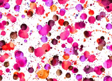 Abstract background with textured blots. Spoils of paint. Watercolor texture. Funny and elegant background for your design