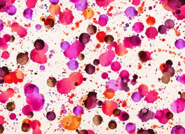 Abstract background with textured blots. Spoils of paint. Watercolor texture. Funny and elegant background for your design