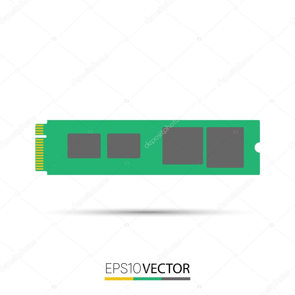 M.2 Solid State Drives Stock Vector Image by ©Ztaro 123104848