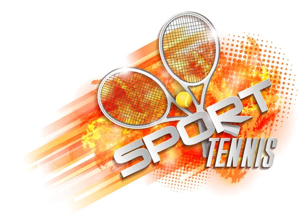 Symbole Coupe de tennis — Image vectorielle