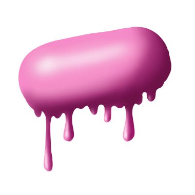 Harflere, alfabeye pembe boya damlıyor.