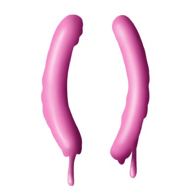 Harflere, alfabeye pembe boya damlıyor.