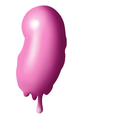 Harflere, alfabeye pembe boya damlıyor.