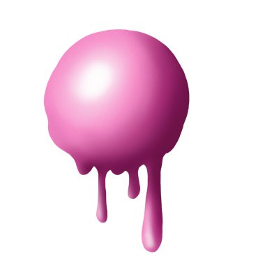 Harflere, alfabeye pembe boya damlıyor.