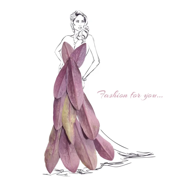 Güzel kız el boyalı, bar, kadın moda