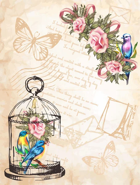 Çiçekli tebrik kartı